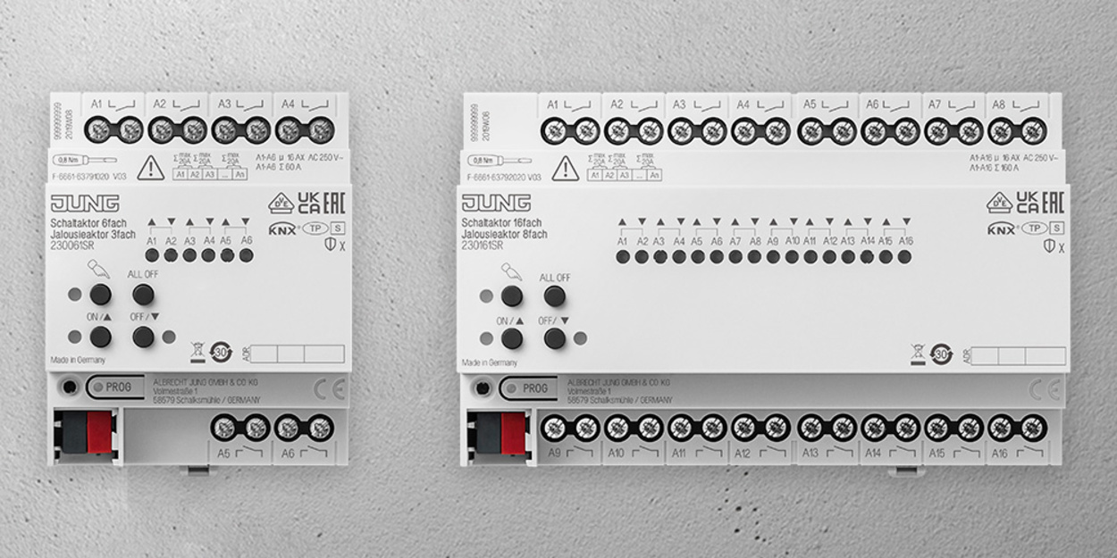 KNX Schalt- und Jalousieaktoren bei Wiegand & Schmidt in Erfurt/Azmannsdorf